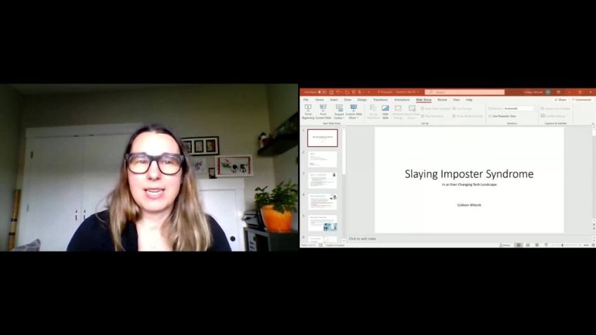 Embedded thumbnail for Colleen Wtorek Beating Imposter Syndrome in an Ever-Changing Tech Landscape