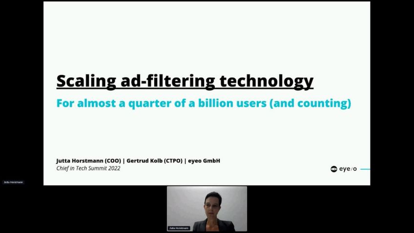 Embedded thumbnail for Scaling ad-filtering tech for almost a quarter billion users (and counting) by Jutta Horstmann